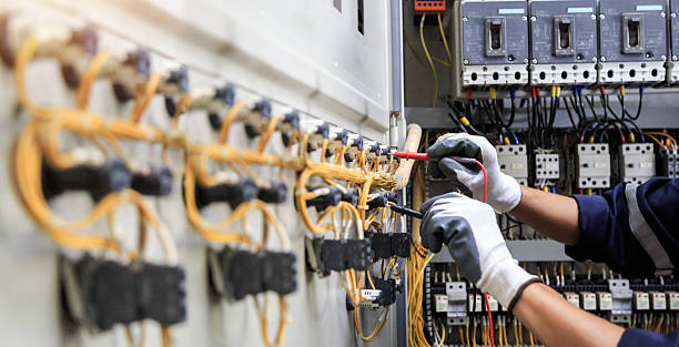 Professional Electrician technician working in Wales, WI
